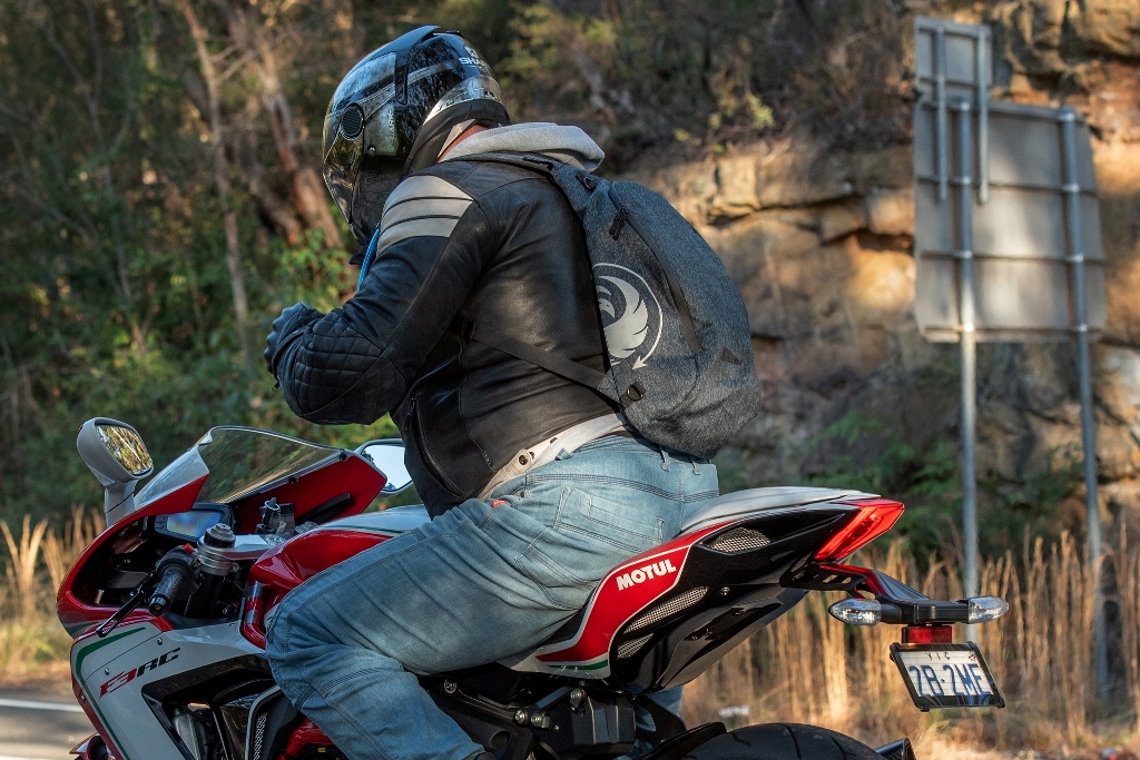 Motorcycle backpack sales reviews