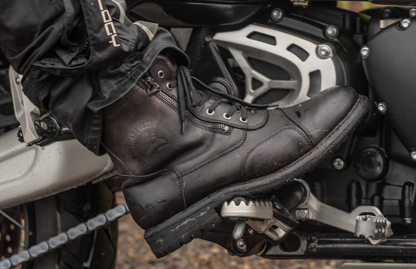 falco aviator motorcycle boots